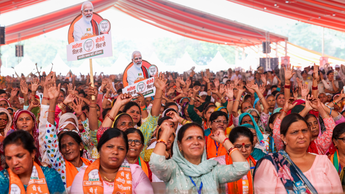 The choice of theme is important as the Modi government had been accused of wanting to change the Constitution and end the reservation policy