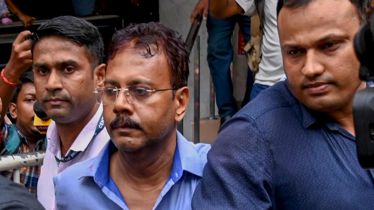 CBI officials produce the former principal of RG Kar Medical College and Hospital Sandip Ghosh, arrested in connection with the alleged financial misconduct at the establishment, at a City Court in Kolkata | PTI 