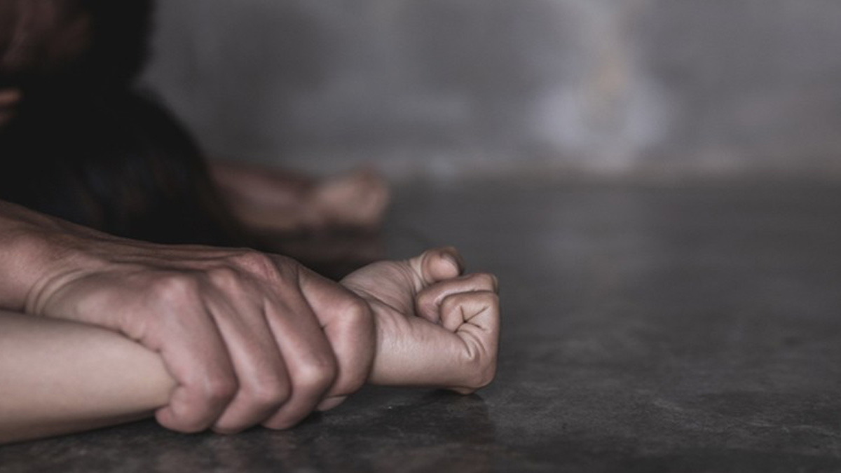 Sexual assault stock image