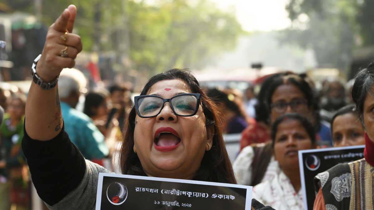 Protesters take out a march in Kolkata seeking justice to the RG Kar victim | Salil Bera