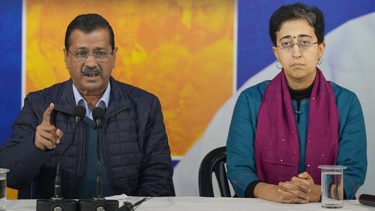 Arvind Kejriwal and Atishi