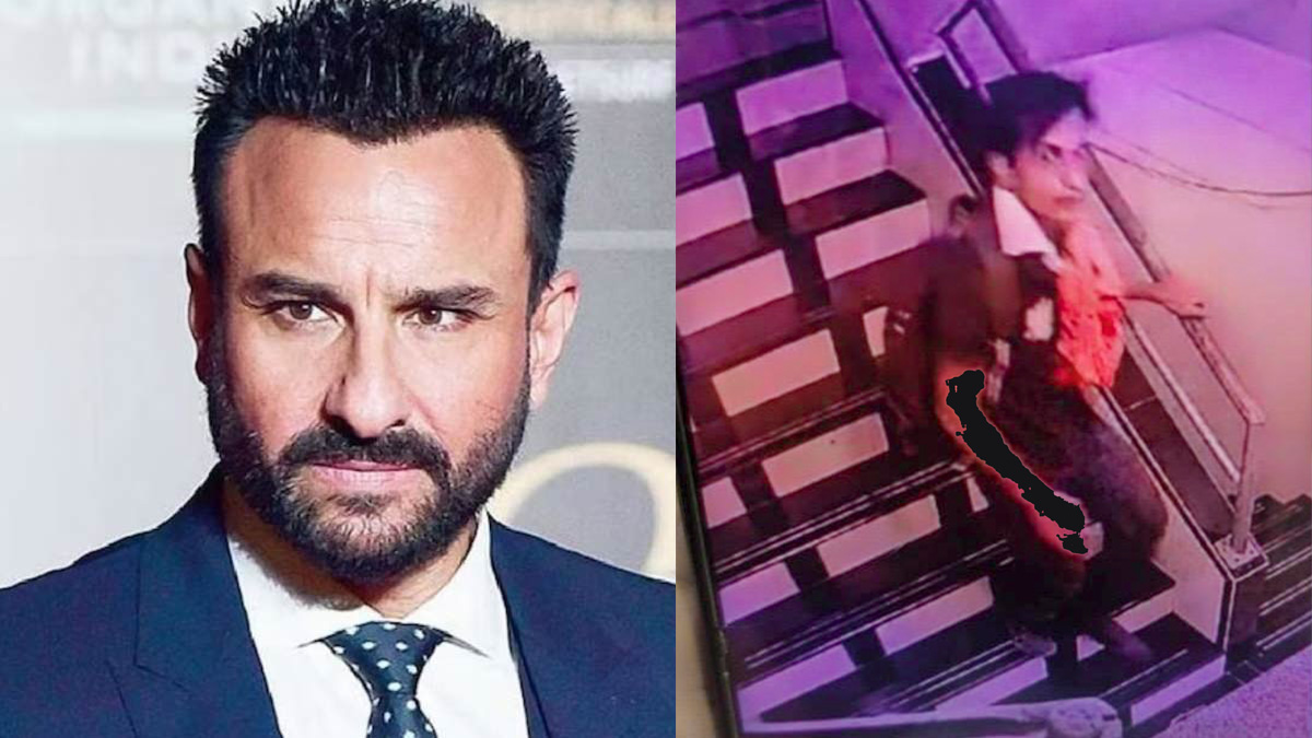 Saif Ali Khan attacker CCTV visuals