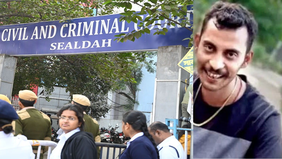 A view of Sealdah court (right) convict Sanjay Roy | Salil Bera