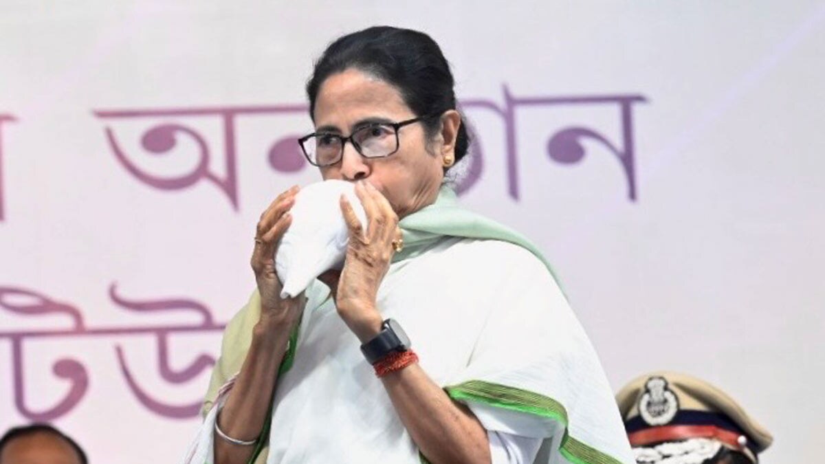 Chief Minister Mamata Banerjee during a government programme at Lalgola in Murshidabad district | PTI