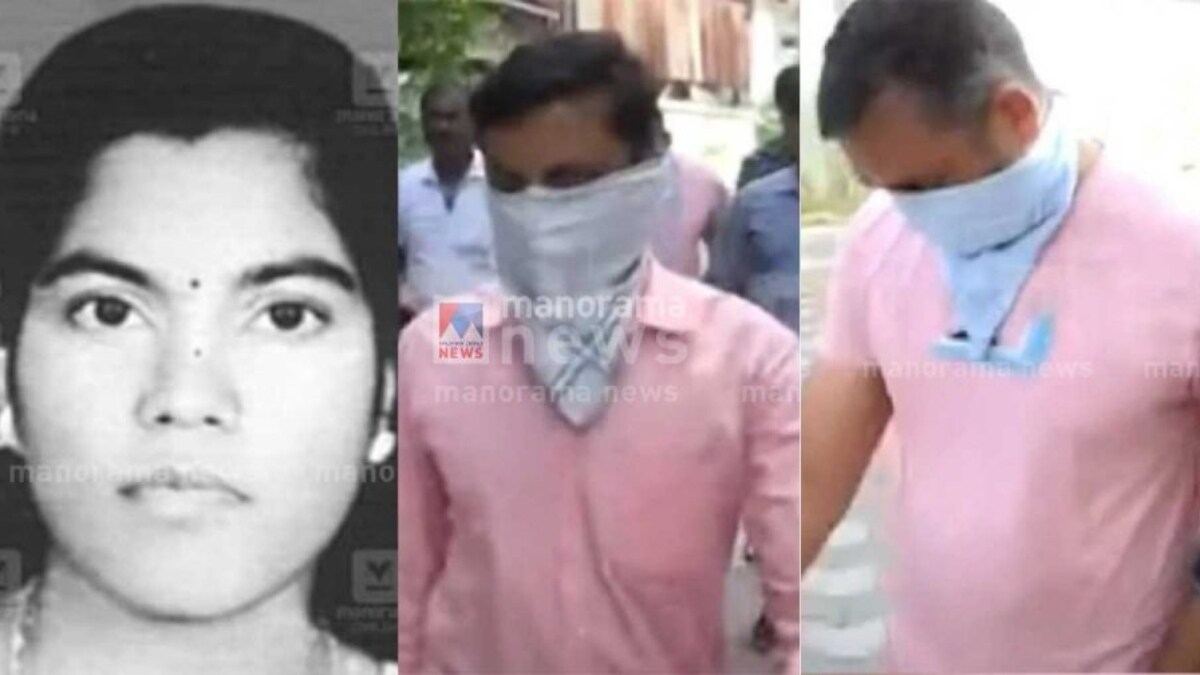 The victim Renjini. (Right) Accused Rajesh and Divil Kumar | Manorama