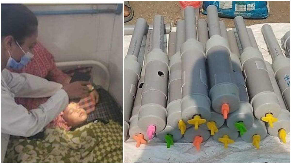 Carbide guns caused a menace in Madhya Pradesh this Diwali | X