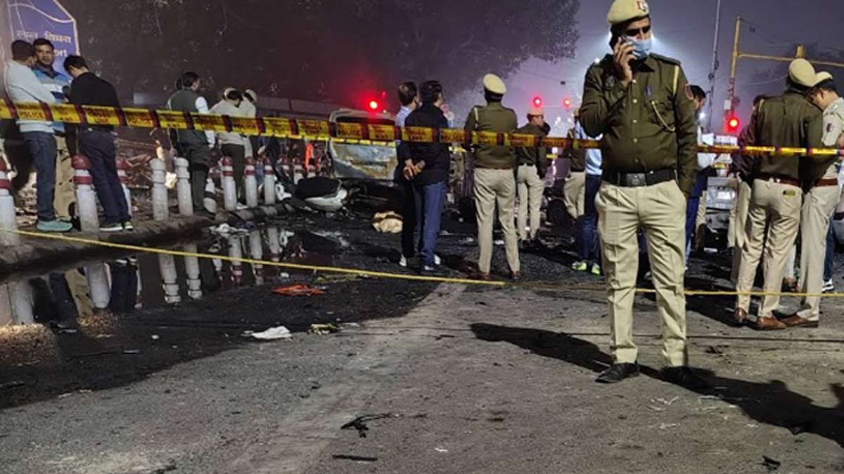 The blast occurred in a Hyundai i20, which was parked near the station | Badar Bashir