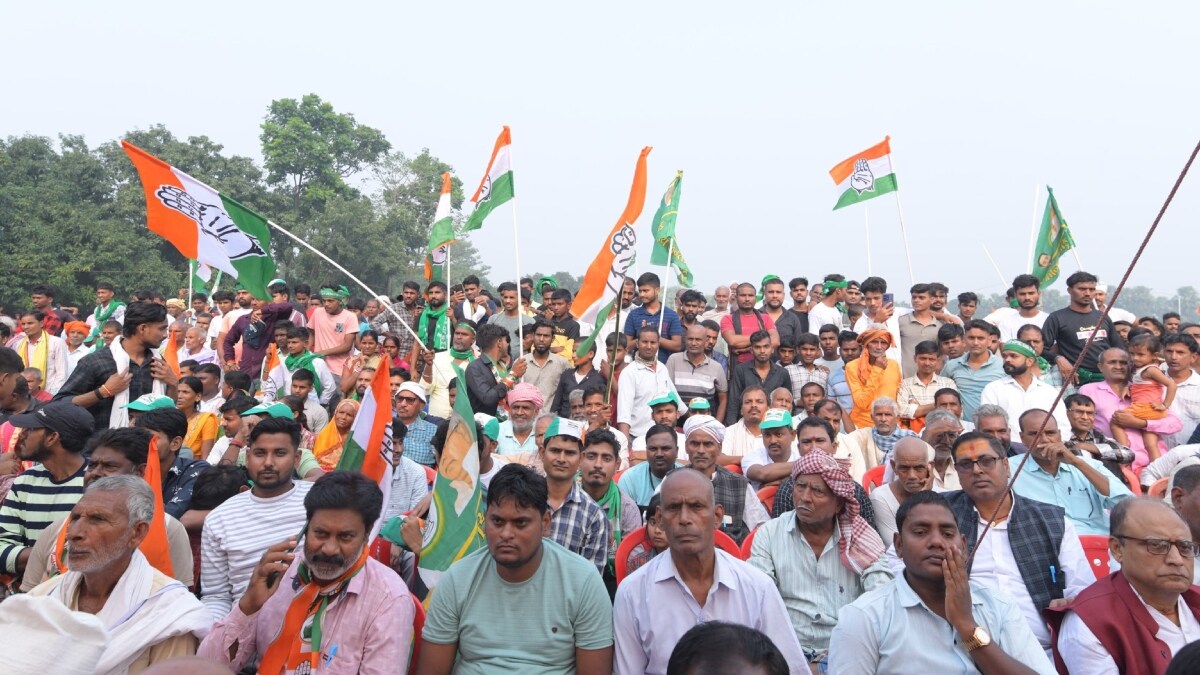 Image of Congress workers in Bihar used for representation | X