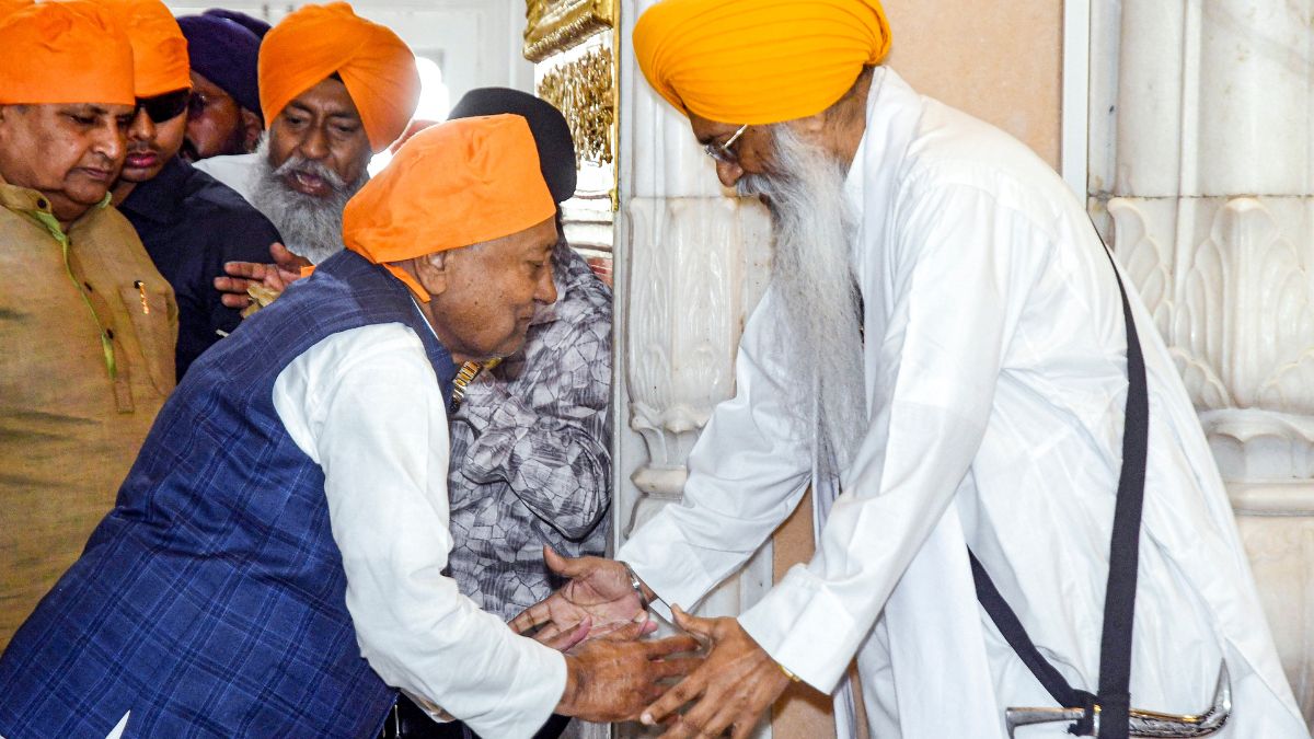 Bihar Chief Minister Nitish Kumar during a visit at Takhat Sri Harimandir Ji Patna Sahib, in Patna | PTI 