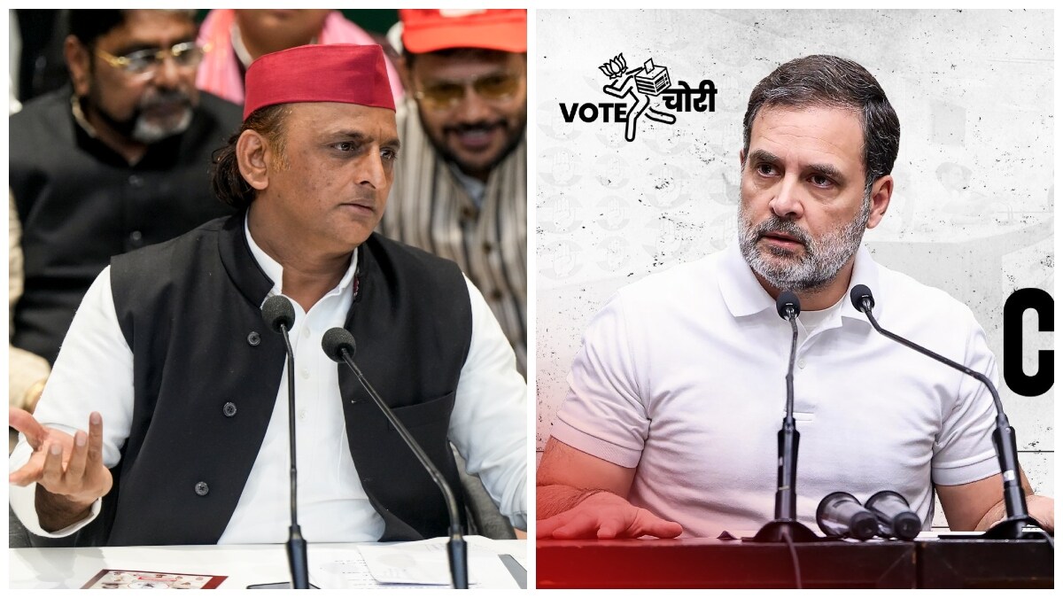 Akhilesh Yadav and Rahul Gandhi | X, PTI