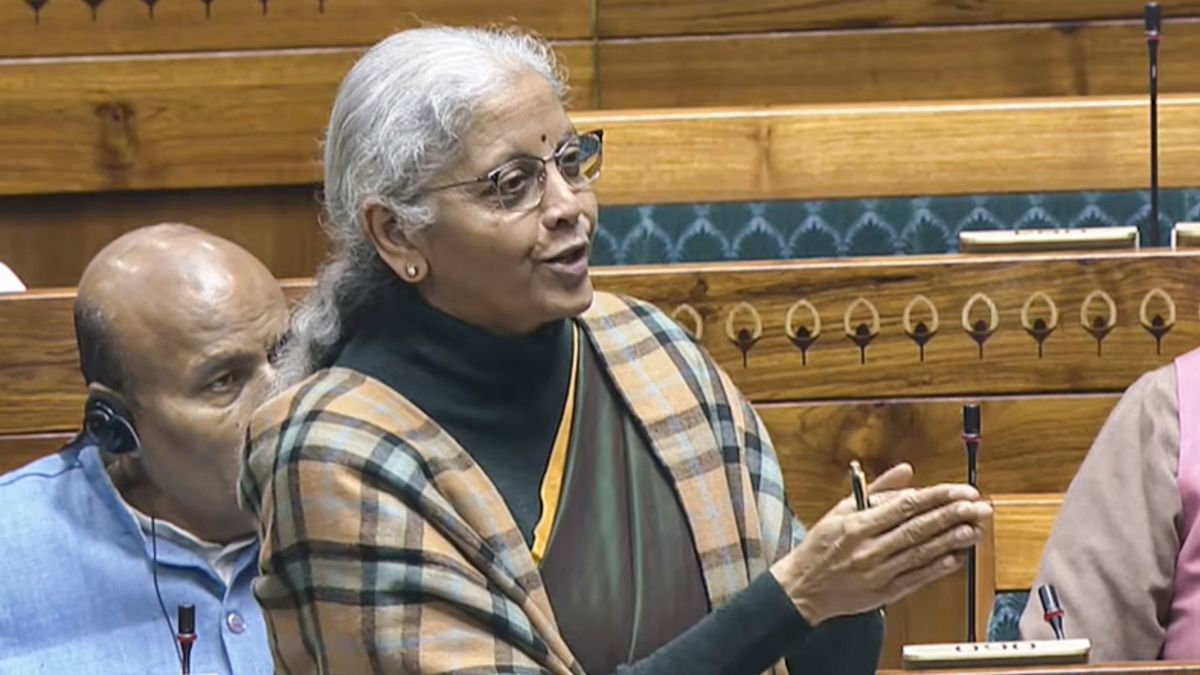 Union Finance Minister Nirmala Sitharaman speaks in the Lok Sabha during the Winter session of Parliament | PTI