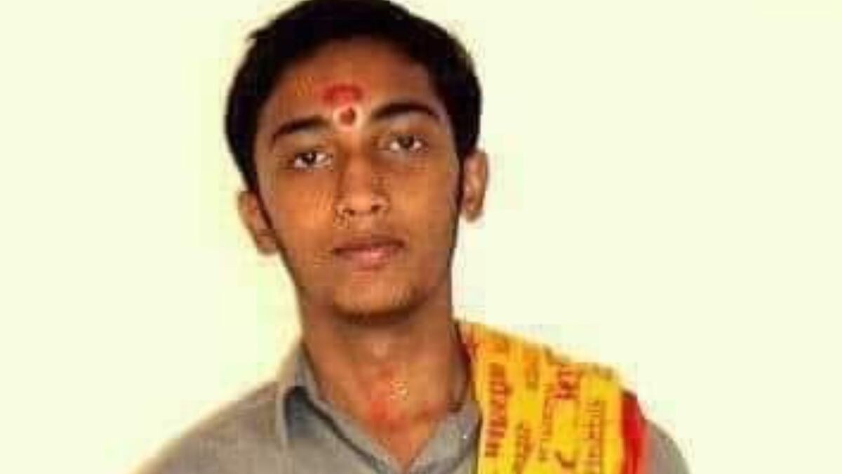 ABVP activist Vishal | via X