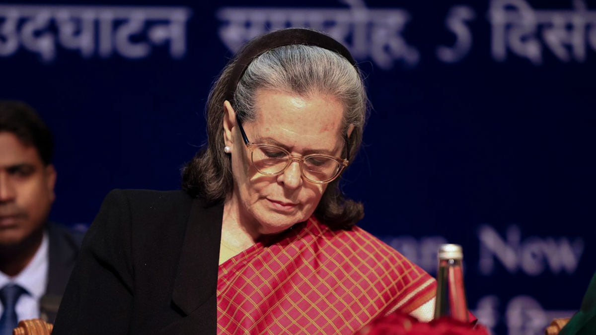 Congress leader Sonia Gandhi during the launch event of 'The Nehru Centre', in New Delhi | PTI