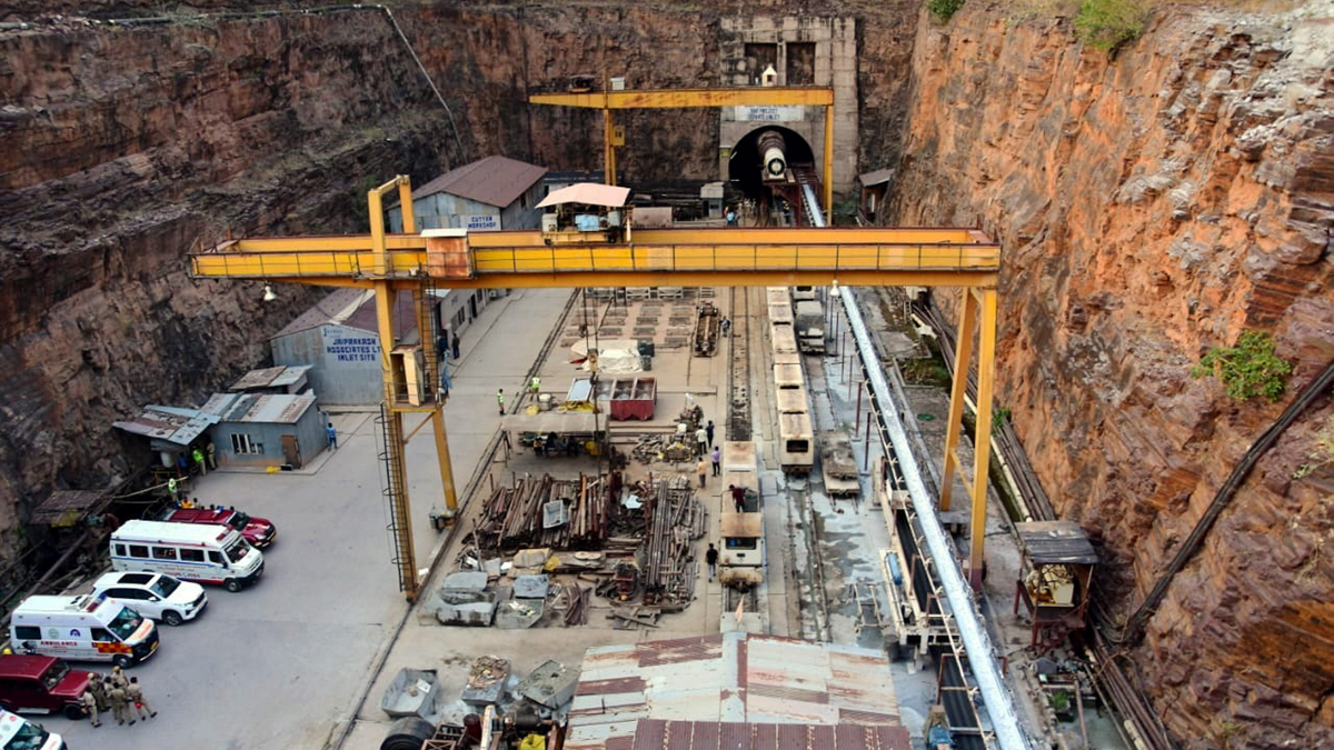 Telangana tunnel collapse