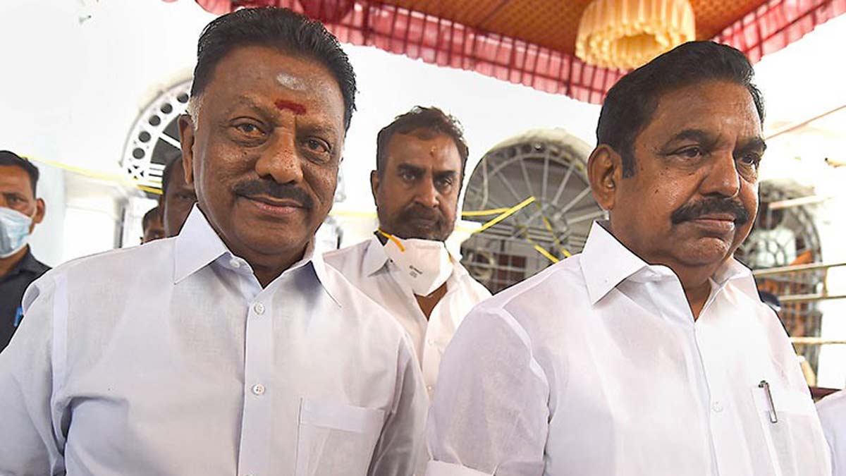 [File] O. Panneerselvam and Palaniswami | PTI