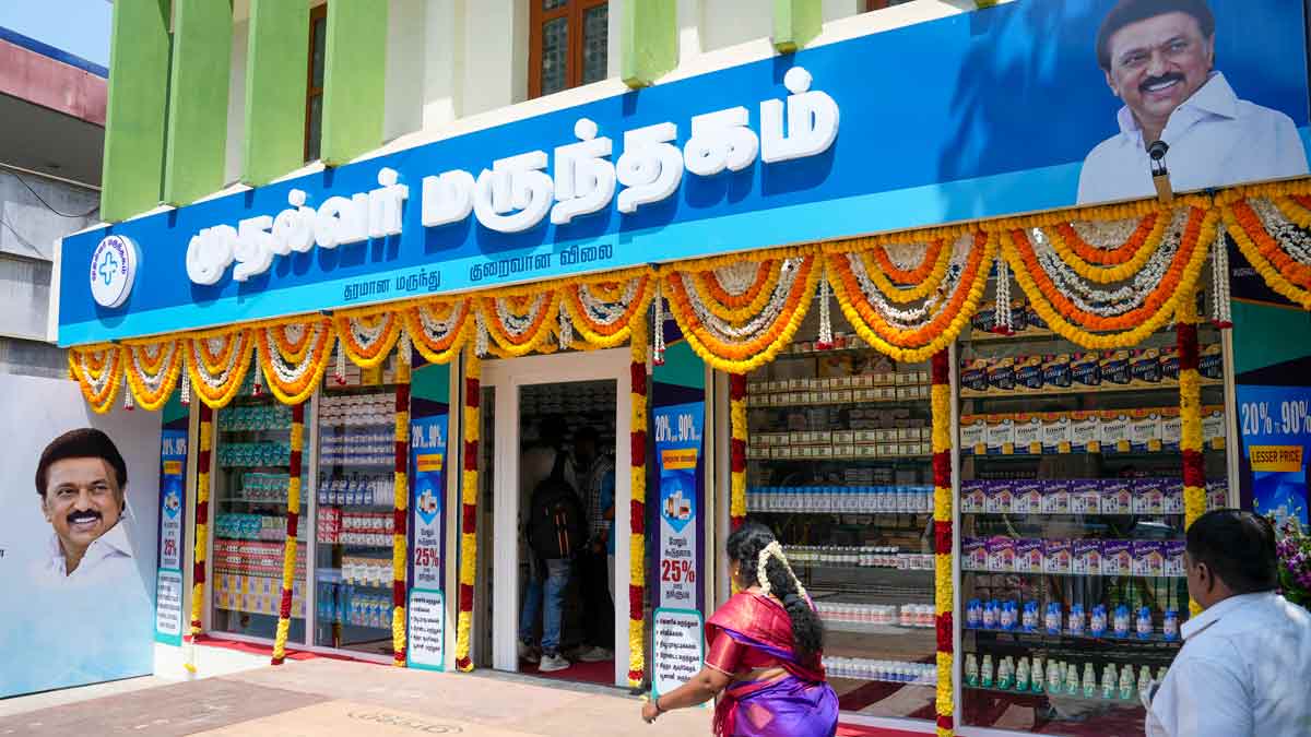 One of the dispensaries launched by Tamil Nadu Chief Minister M.K. Stalin under the 'Mudhalvar Marundhagam' scheme, in Chennai | PTI