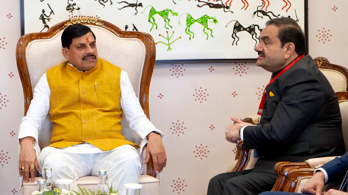 Mohan Yadav and Gautam Adani