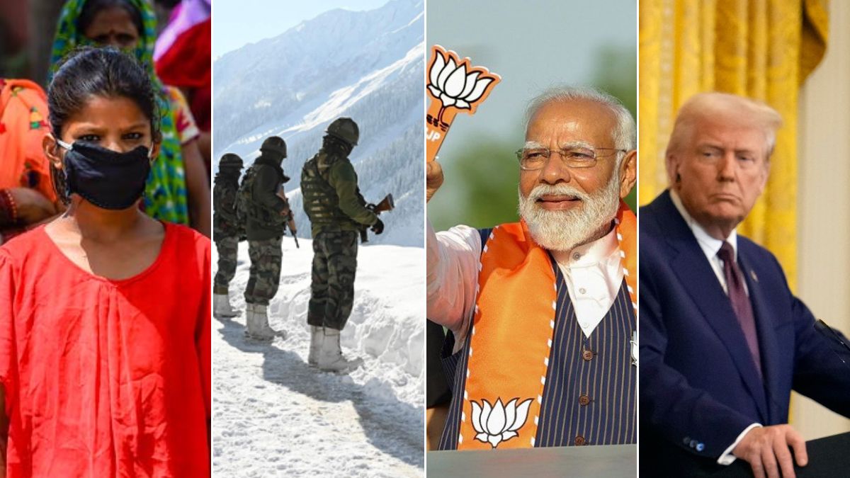 Five years since Covid-19 / representative image collage | PTI, AFP, X, AP