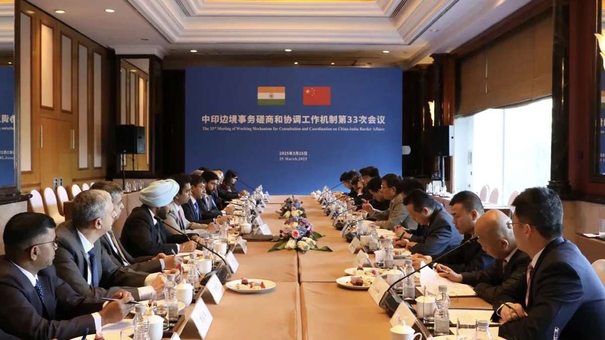 The 33rd meeting of the Working Mechanism for Consultation and Coordination (WMCC) on India-China Border Affairs was held in Beijing on Tuesday | PTI