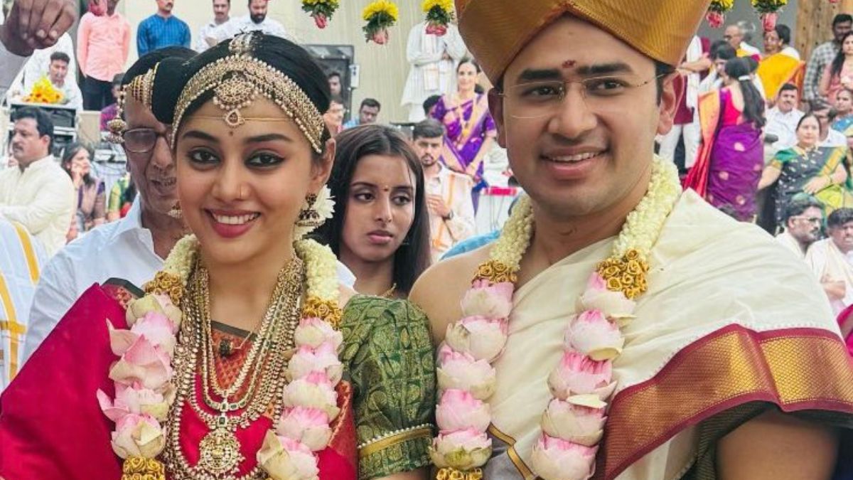 Tejasvi Surya and Sivasri Skandaprasad