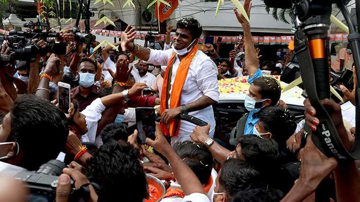 BJP has seen steady growth in Tamil Nadu ever since Annamalai took charge as party chief in July 2021