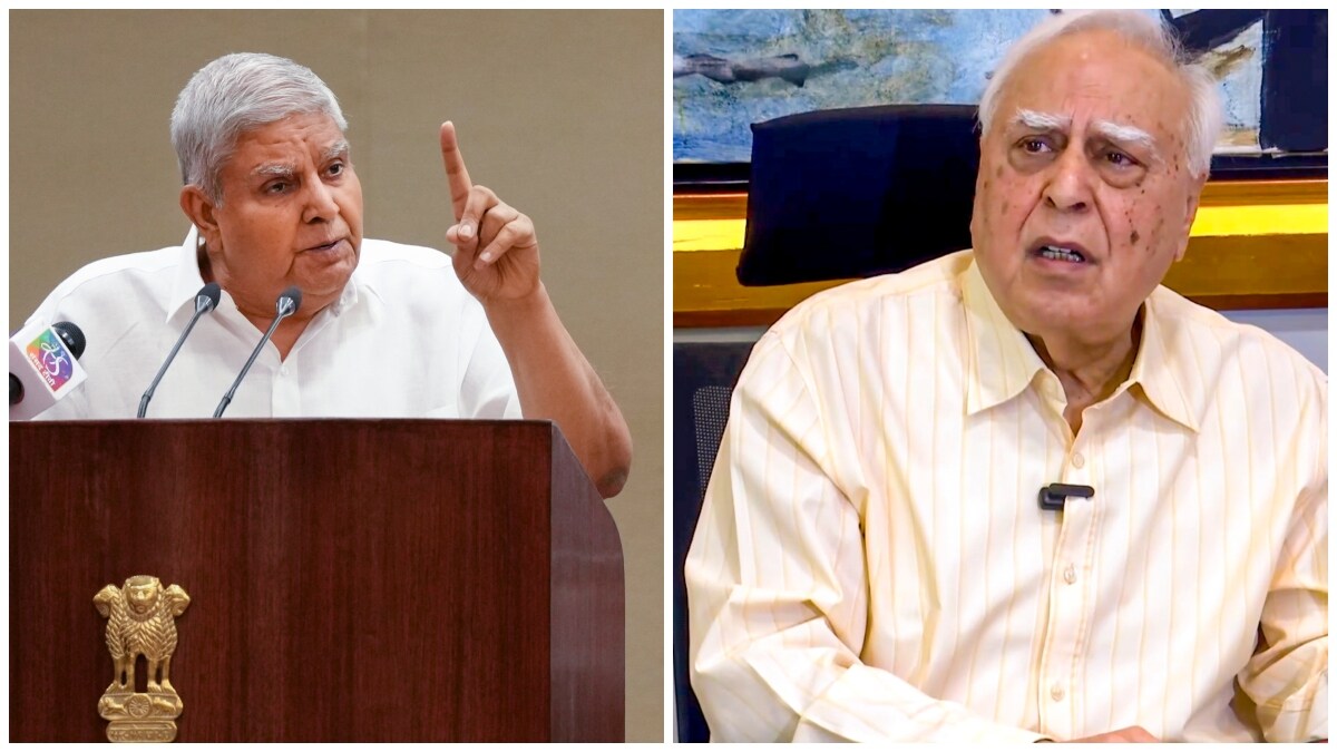 Jagdeep Dhankhar and Kapil Sibal | PTI