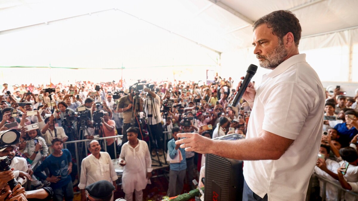Leader of Opposition Rahul Gandhi addresses a gathering | PTI