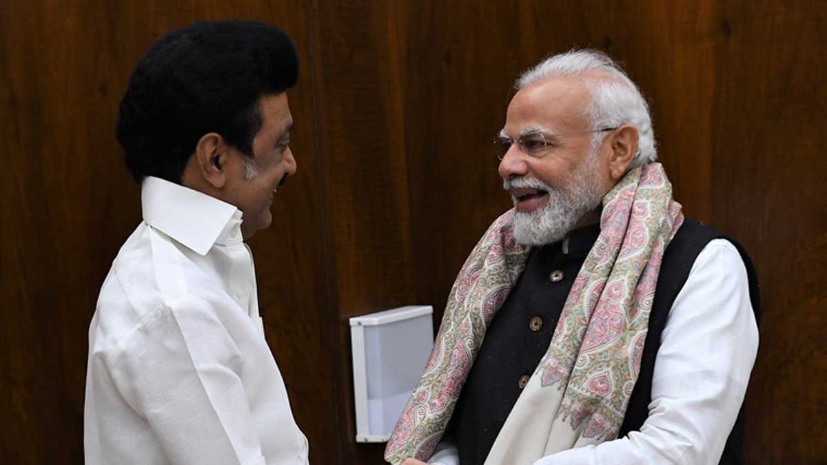 [File] Tamil Nadu Chief Minister M.K. Stalin and Prime Minister Narendra Modi