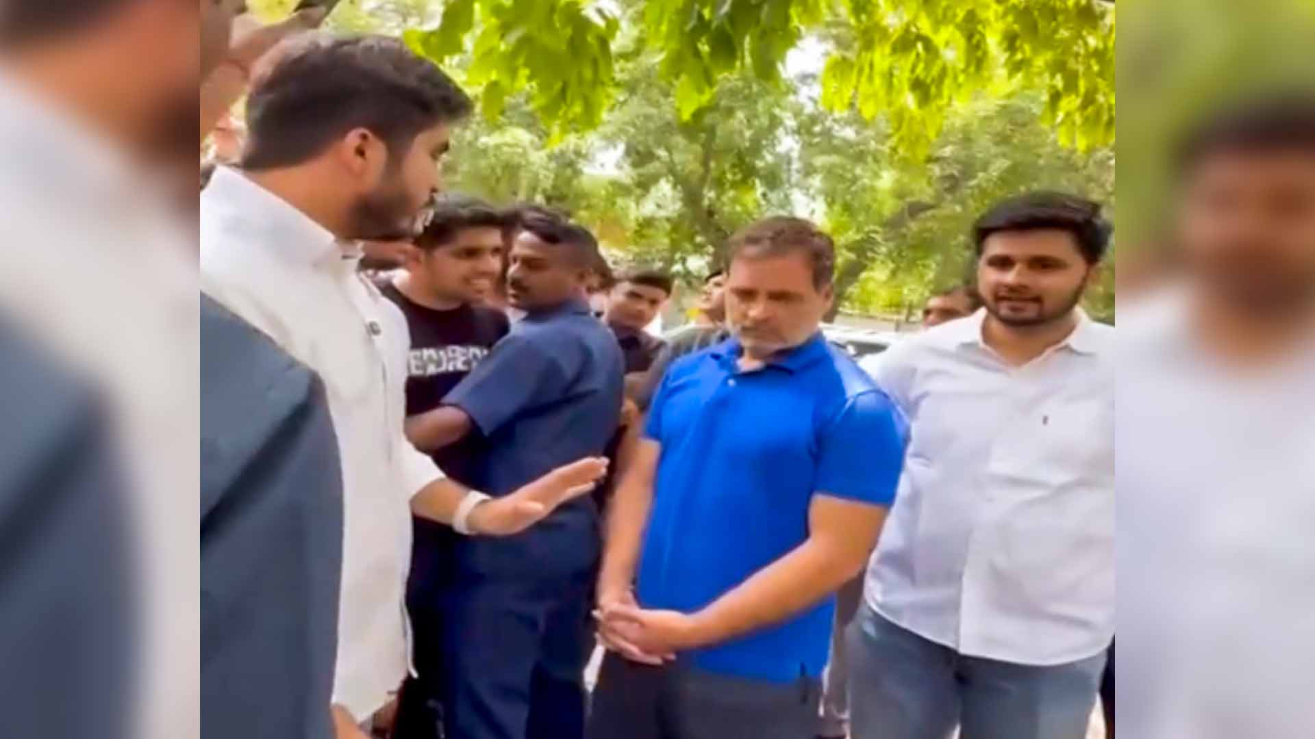 Congress leader Rahul Gandhi during a visit at the Delhi University's North Campus | PTI