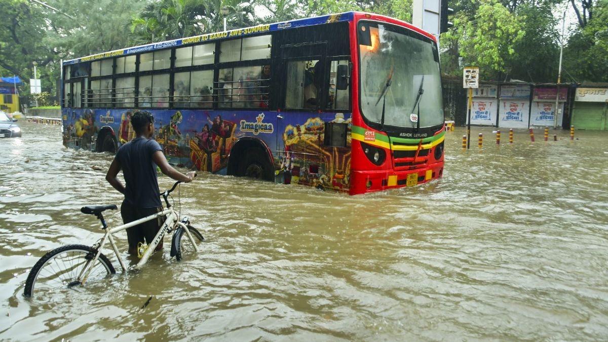 A Mumbai road following heavy rains on May 26 | PTI