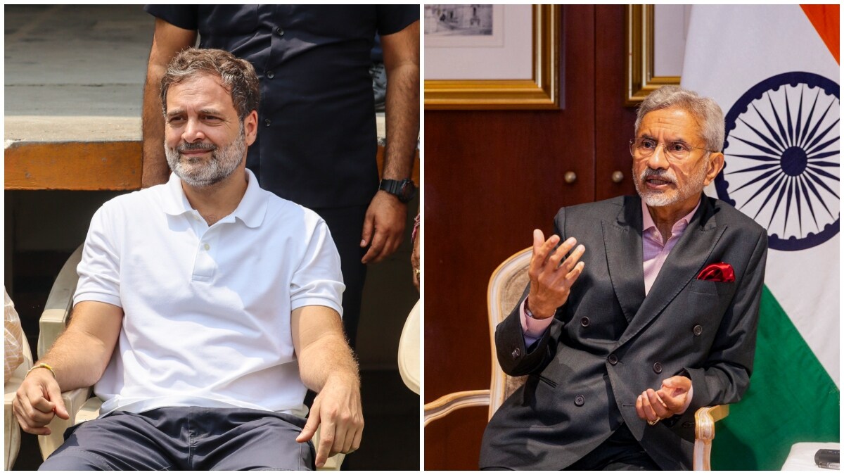LOP Rahul Gandhi and MEA S Jaishankar | Agencies