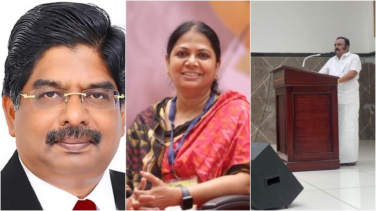 (From left) Pushpanathan Wilson, Salma and S.R. Sivalingam