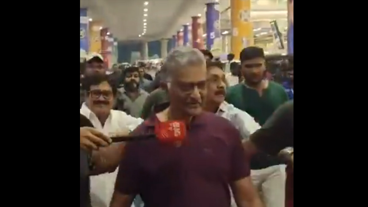 Prabhakar Rao, who was in the US for 15 months citing ill health, returned after the Supreme Court provided interim protection from arrest | Video grab