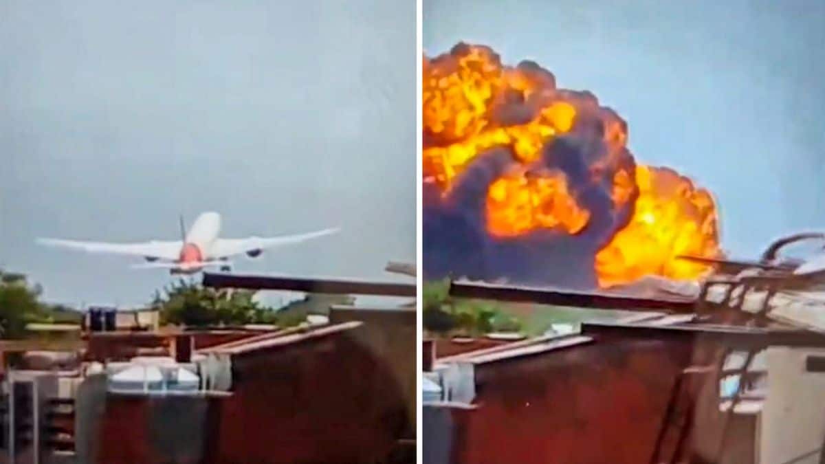 London-bound Air India plane crashes moments after taking off from the Ahmedabad airport | PTI