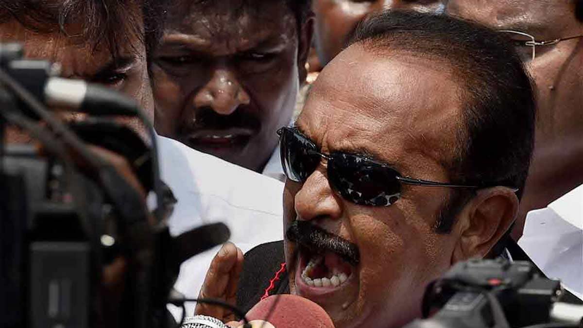 MDMK chief Vaiko