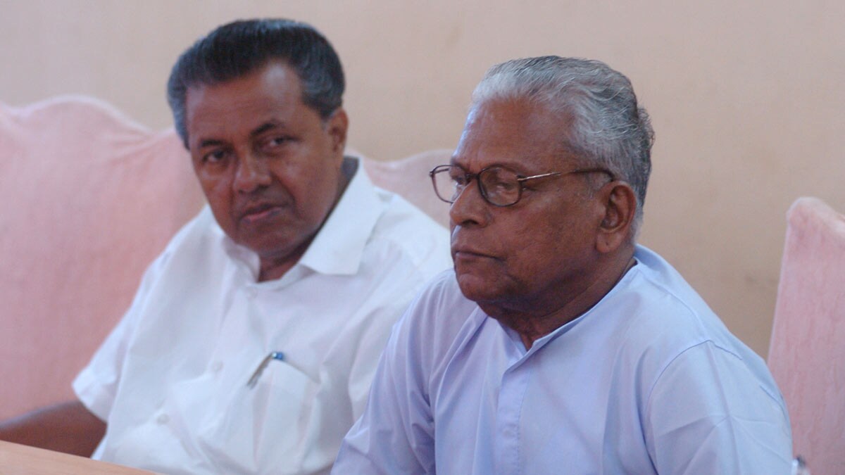(File) V.S. Achuthanandan and Pinarayi Vijayan | Robert Vinod