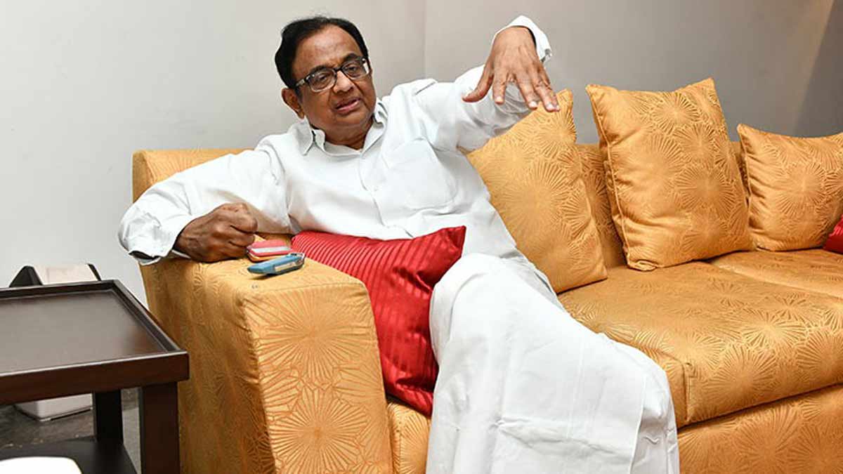 Union minister P. Chidambaram