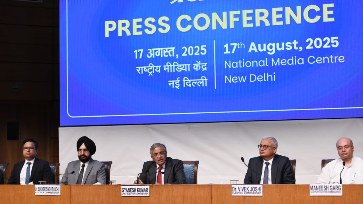 Chief Election Commissioner Gyanesh Kumar addressing allegations regarding vote theft in Delhi | Sanjay Ahlawat