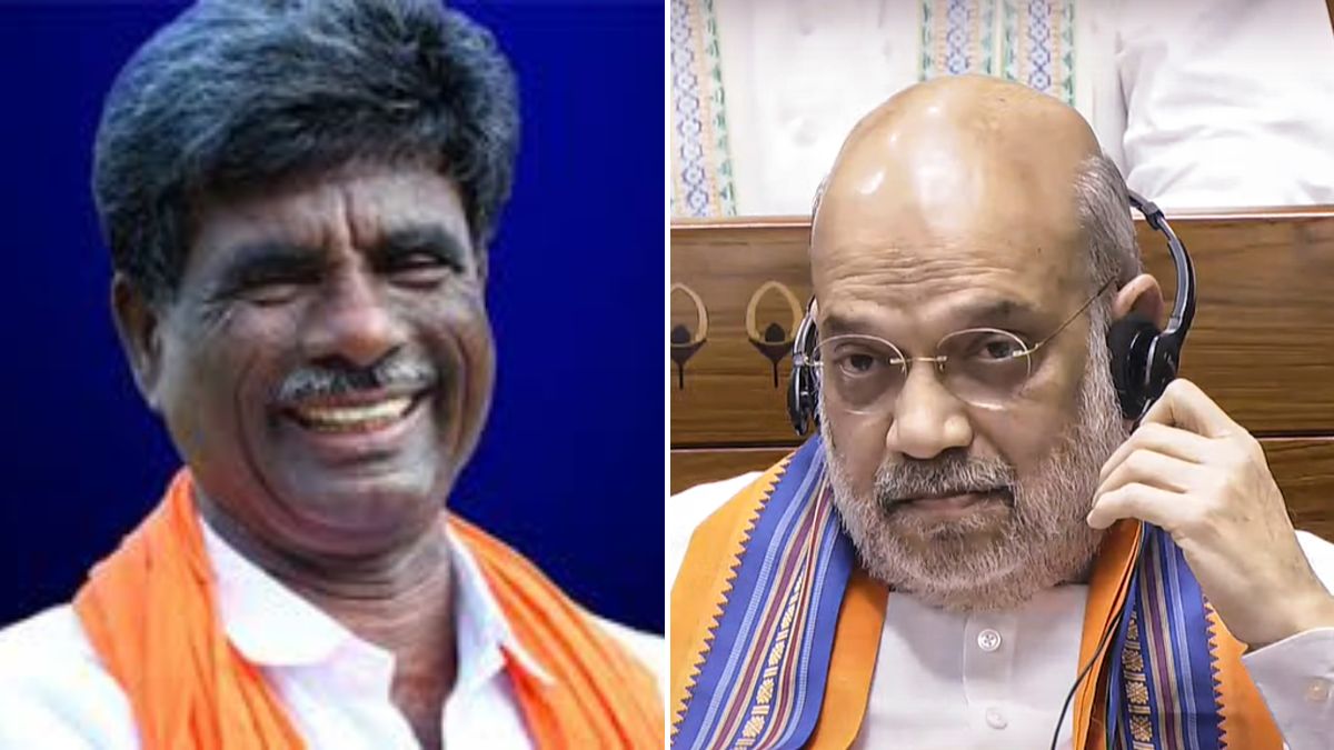 BJP MP Kota Srinivas Poojary urges Amit Shah to order ED probe | X, PTI