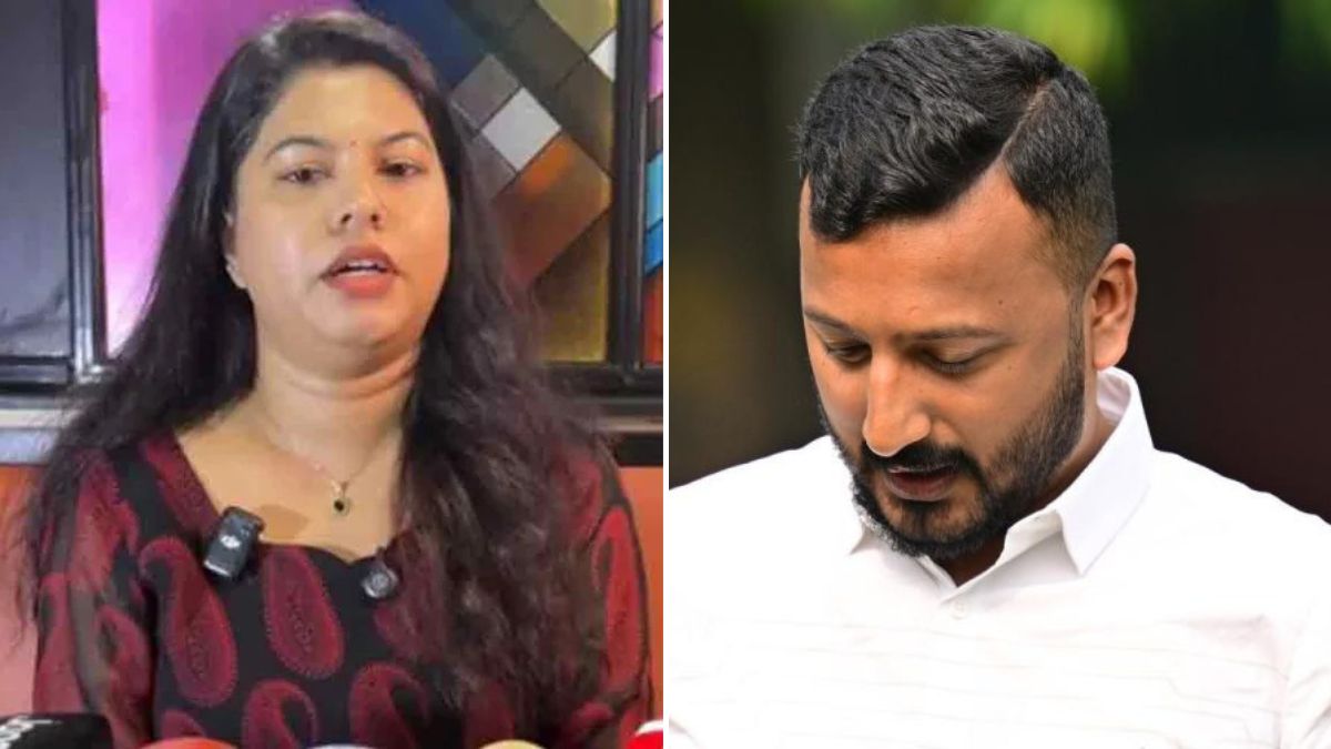 Honey Bhaskaran and Rahul Mamkootathil | Facebook, Manorama