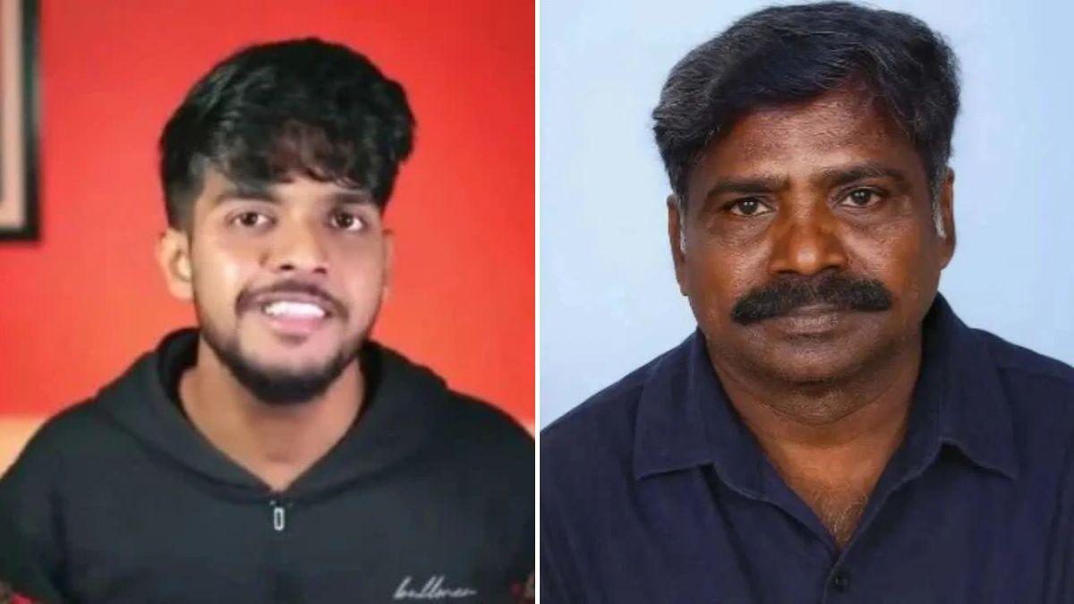 YouTuber Sameer M.D. and Dharmasthala complainant C.N. Chinnaiah | YouTube