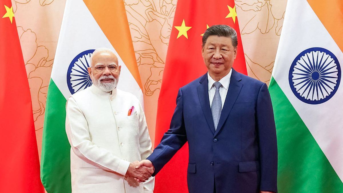 Prime Minister Narendra Modi and President Xi Jinping shake hands at SCO summit | AFP