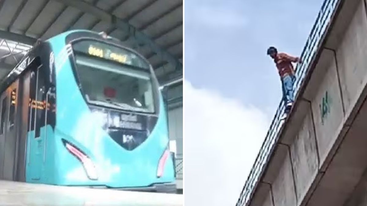 A man who jumped off from the Kochi Metro rail track bridge in Tripunithura between Vadakekkota and SN Junction stations on Thursday succumbed to his wounds