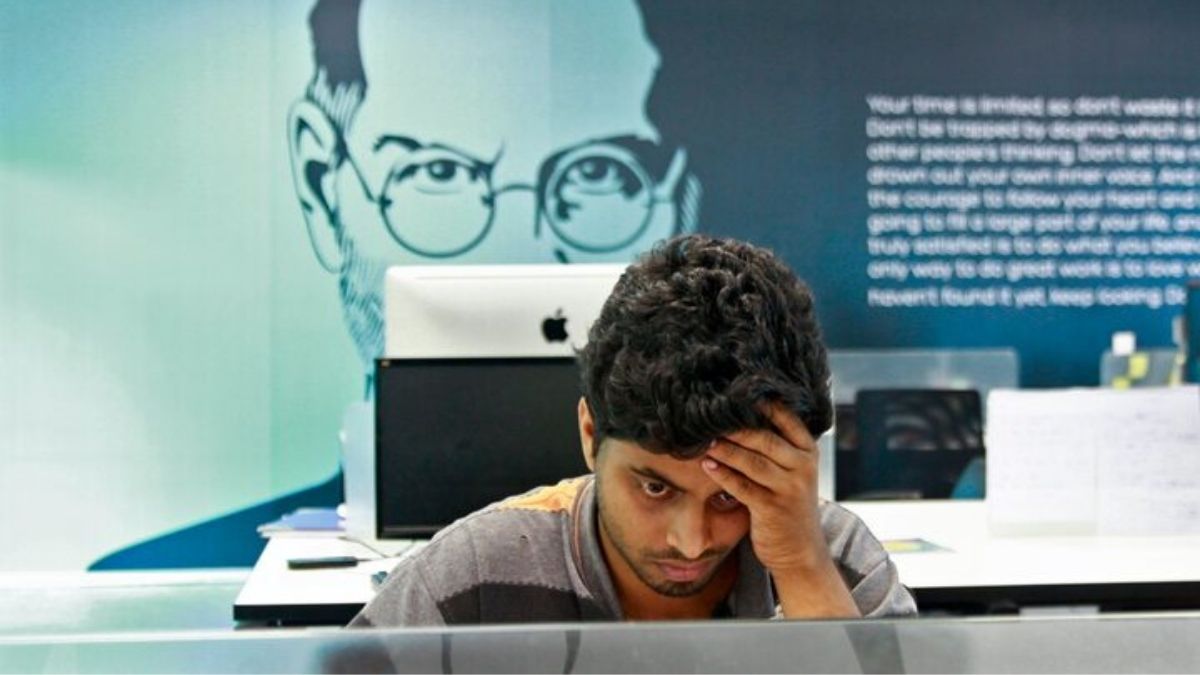 Representative image of an anxious IT employee | Reuters