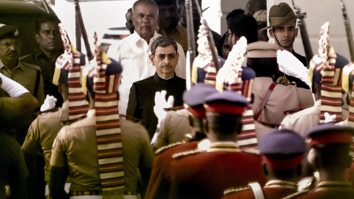  Tamil Nadu Governor R N Ravi being accorded a Guard of Honour on the first day of a session of the state Assembly, in Chennai | PTI 