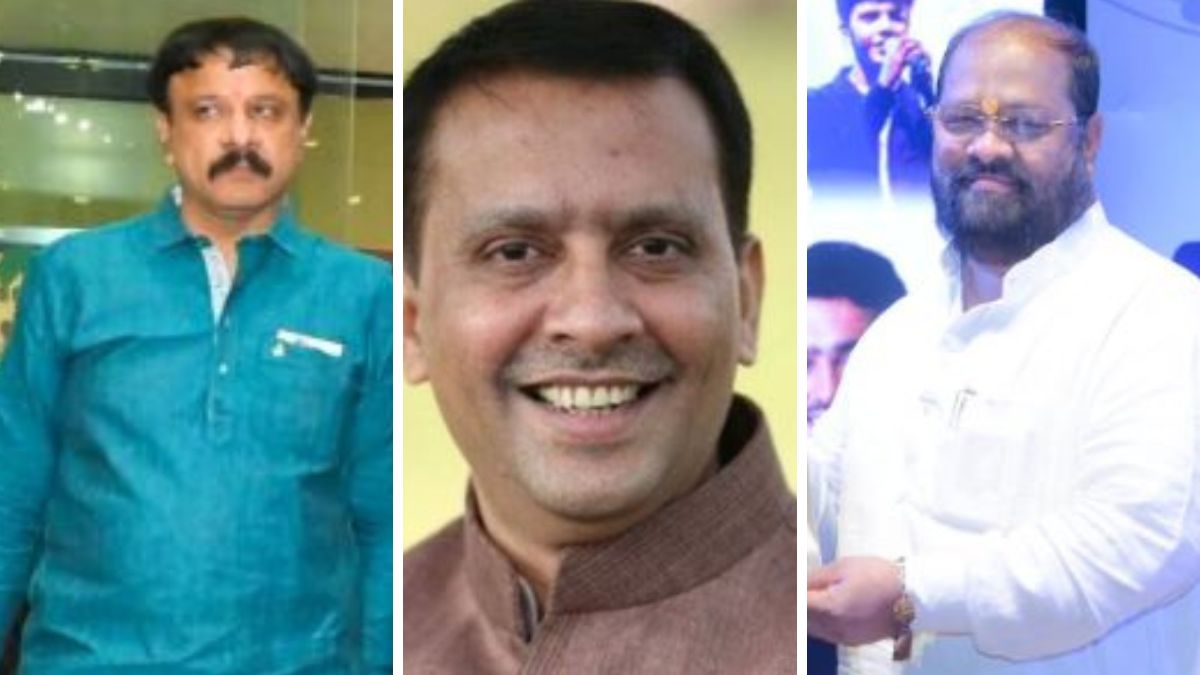 Pune BJP leaders Srinath Bhimale,  Ganesh Bidkar and Dheeraj Ghate | X 