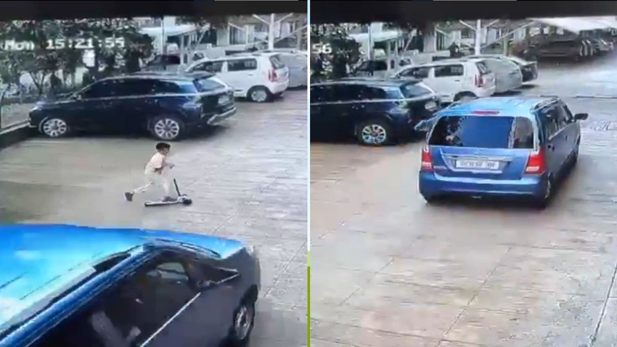 CCTV footage showing the tragedy at the Joy Nest housing society in Pune's Loni Kalbhor area | X/@Pune_First