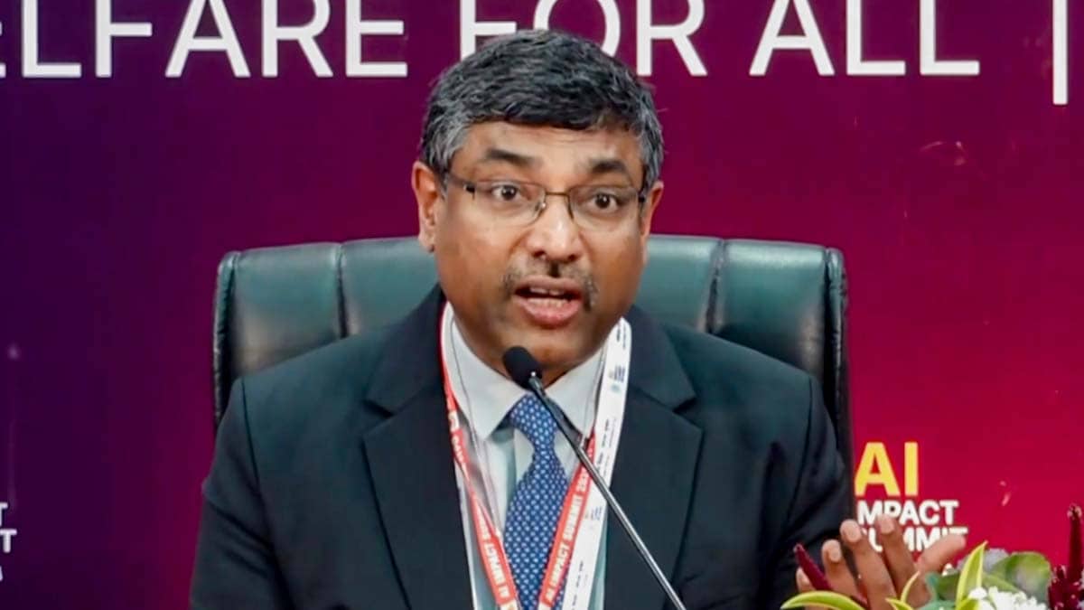 IT Secretary S Krishnan addresses a press conference, in New Delhi | PTI