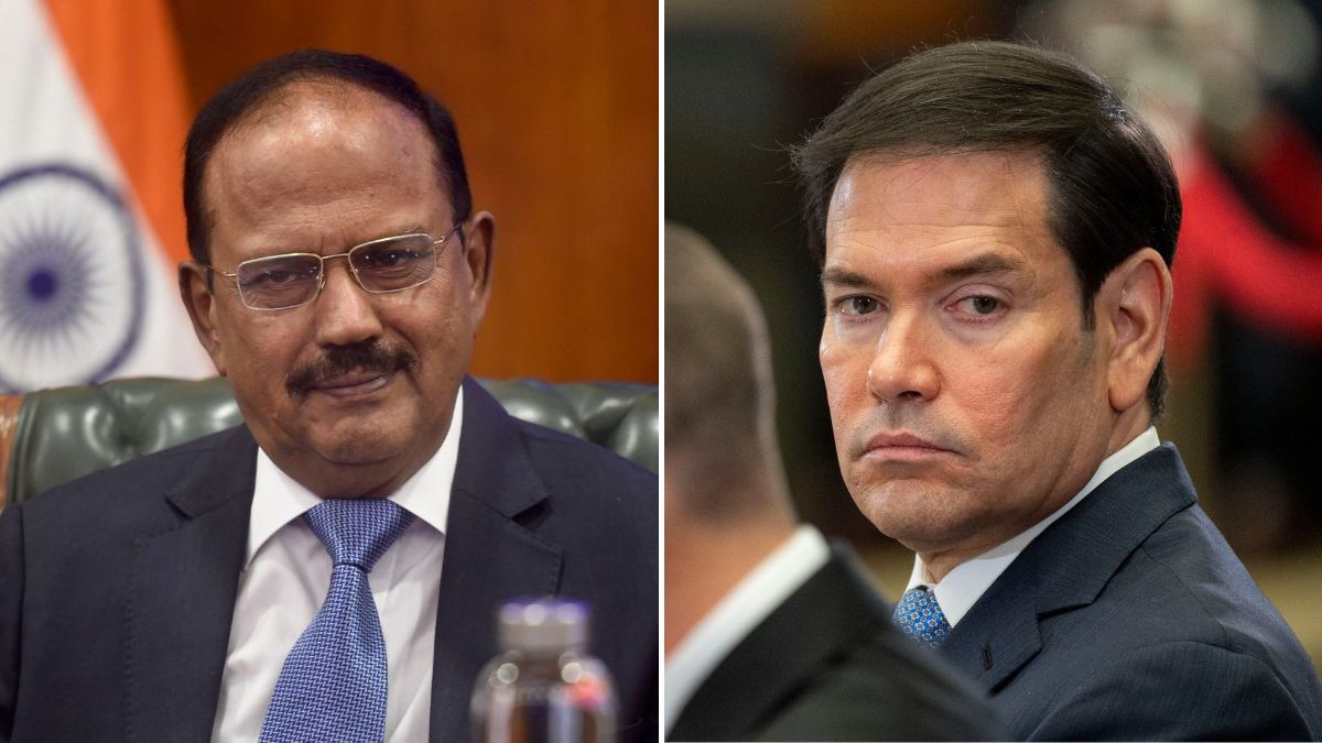 NSA Ajit Doval and Secretary of State Marco Rubio | PTI, AP