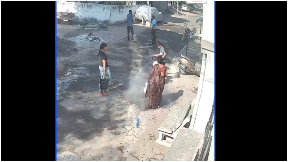 The CCTV video from the day of Holi sent shockwaves across country | X